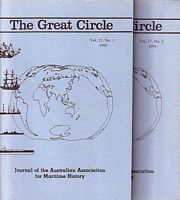THE GREAT CIRCLE: Journal of the Australian Association for Maritime History -  Volume 17, Nos. 1 & 2, 1995