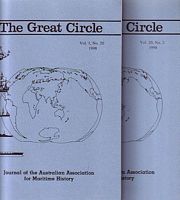 THE GREAT CIRCLE: Journal of the Australian Association for Maritime History -  Volume 20, Nos. 1 & 2, 1998