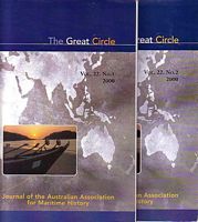 THE GREAT CIRCLE: Journal of the Australian Association for Maritime History -  Volume 22, Nos. 1 & 2, 2000