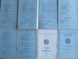JOURNAL AND PROCEEDINGS - Vol. 48, 1962, Parts 1 - 7