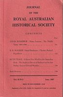 JOURNAL OF THE ROYAL AUSTRALIAN HISTORICAL SOCIETY - Vol. 53, Part 2, June 1967