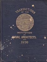 TRANSACTIONS OF THE INSTITUTION OF NAVAL ARCHITECTS.  Volume LXXVIII - 1936