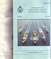 JOURNAL OF THE ROYAL UNITED SERVICES INSTITUTE OF AUSTRALIA - Volume 12 - Nos. 1 & 2