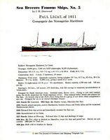SEA BREEZES FAMOUS SHIPS  (Nos. 1 to 6)