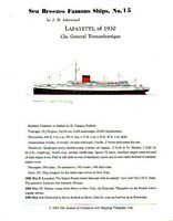 SEA BREEZES FAMOUS SHIPS  (Nos. 15 to 18)