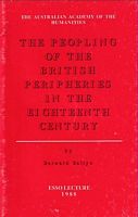 THE PEOPLING OF THE BRITISH PERIPHERIES IN THE EIGHTEENTH CENTURY - ESSO Lecture 1988