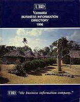 UBD VANUATU - BUSINESS INFORMATION DIRECTORY 1996