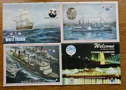 WHITE ENSIGN: the Official Quarterly Journal of the Naval Association of Australia - 1986, Vol.2, Nos.1, 2, 3 & Supplement "Souvenir Edition"