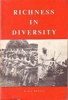 RICHNESS IN DIVERSITY - An English language book for Form 6