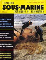 EN BAGARRE AVEC LES REQUINS DANS LES EAUX DE L'&Icirc;LE MAURICE  (in L' Aventure Sous-Marine, techniques et exploration)