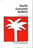 PACIFIC ECONOMIC BULLETIN - Volume 15, No. 2