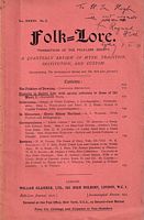 PROVERBS IN NATIVE LIFE, with special reference to those of the Maori, I  (in Folk-Lore - Volume XXXVII, No.2)