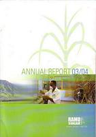 RAMU SUGAR LIMITED - ANNUAL REPORT 2003/04