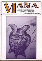 MANA, A South Pacific Journal of Language and Literature:  Volume 11, No. 1