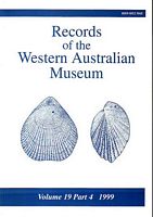 RECORDS OF THE WESTERN AUSTRALIAN MUSEUM - Volume 19, Part 4