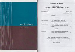 FRENCH NUCLEAR TESTING IN THE PACIFIC, 1995-1996, and its fallout for French Australians  (in Explorations No. 44)