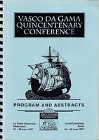 VASCO DA GAMA QUINCENTENARY CONFERENCE - Program and Abstracts