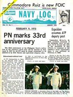 PHILIPPINE NAVY ANNIVERSARY ISSUE - 33rd Anniversary: February 9, 1972  (in Philippine Navy Log)