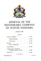 JOURNAL OF THE HONOURABLE COMPANY OF MASTER MARINERS - Volume XIV, No. 163, Autumn 1980