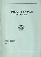 GUYANA - TRANSPORT & HARBOURS DEPARTMENT, Annual Reports 1983