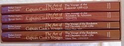 THE ART OF CAPTAIN COOK'S VOYAGES - VOLUMES I, II & III (boxed 4 volume set)