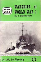 WARSHIPS OF WORLD WAR I, No. 3 Destroyers (British and German)