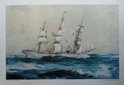 Windjammer: TUSITALA  (colour print)