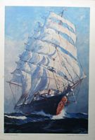 Windjammer: "GOOD DAY'S RUN"  (colour print)