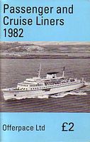 PASSENGER AND CRUISE LINERS 1982