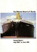 THE MARINE BOARD OF BURNIE - Annual Report July 1980 to June 1981