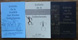 BULLETIN DE LA SOCIETE DES ETUDES OCEANIENNES - 1995 (265 - 266, 267, 268)