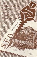 BULLETIN DE LA SOCIETE DES ETUDES OCEANIENNES - 1997 (273 - 274)