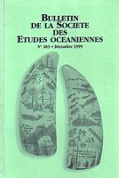 BULLETIN DE LA SOCIETE DES ETUDES OCEANIENNES - No. 283