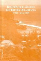 BULLETIN DE LA SOCIETE DES ETUDES OCEANIENNES - No. 312