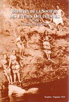 BULLETIN DE LA SOCIETE DES ETUDES OCEANIENNES - No. 318