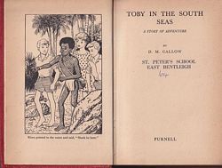 TOBY IN THE SOUTH SEAS, A Story of Adventure