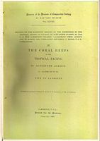 THE CORAL REEFS OF THE TROPICAL PACIFIC - Plates II, 106 to 199: Niue to Ladrones