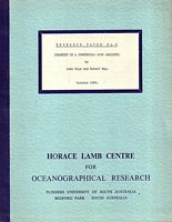 COMMENTS ON A COMMERCIAL WAVE ANALYSER - Research Paper No. 6, "Horace Lamb Centre for Oceanographical Research"