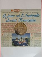 LE JOUR OU L'AUSTRALIE DEVINT FRANCAISE  (in Les Nouvelles Hebdo)