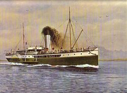 PRINT - Thames Service "WAKATERE" 