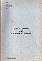 GUIDE TO SHIPPING AND FREE PASSENGER RECORDS - No.17