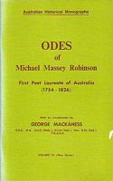 ODES OF MICHAEL MASSEY ROBINSON - First Poet Laureate of Australia (1754-1826)