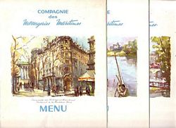 M/V POLYNESIE : 3 MENUS - Collection "Views of France"