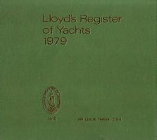 LLOYD'S REGISTER OF YACHTS  1979