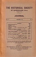 THE HISTORICAL SOCIETY OF QUEENSLAND - JOURNAL -  Vol. IV, No. 4