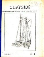 QUAYSIDE, the Quarterly Journal of the Montreal Branch of the World Ship Society - Volume One, No. 1 