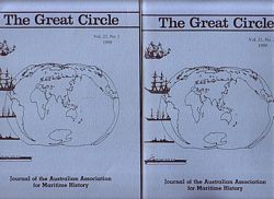 THE GREAT CIRCLE  - Journal of the Australian Association for Maritime History - Volume 21, Nos. 1 & 2