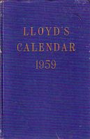 LLOYD'S CALENDAR  1959