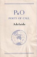 P & O PORTS OF CALL:  ADELAIDE