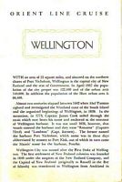 PORT OF CALL INFORMATION:  WELLINGTON